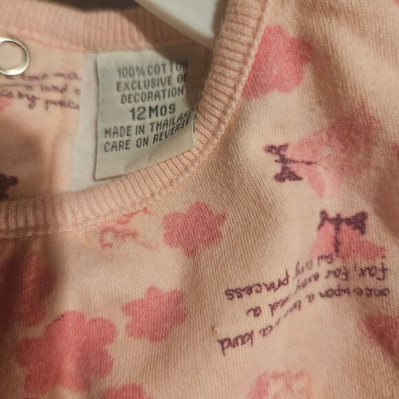 Peek a Boo One Piece long sleeve bodysuit - 12 mons - Picture 3 of 7